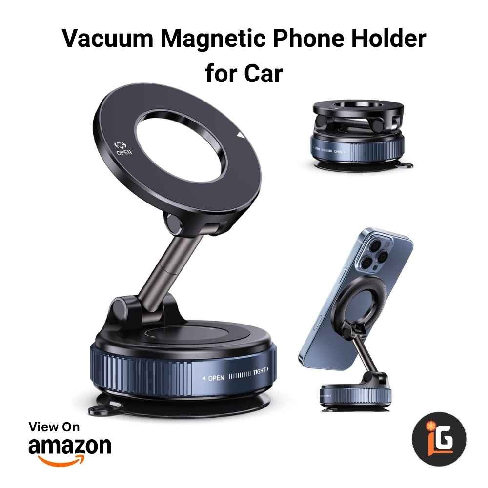 Vacuum Magnetic Phone Holder for Car