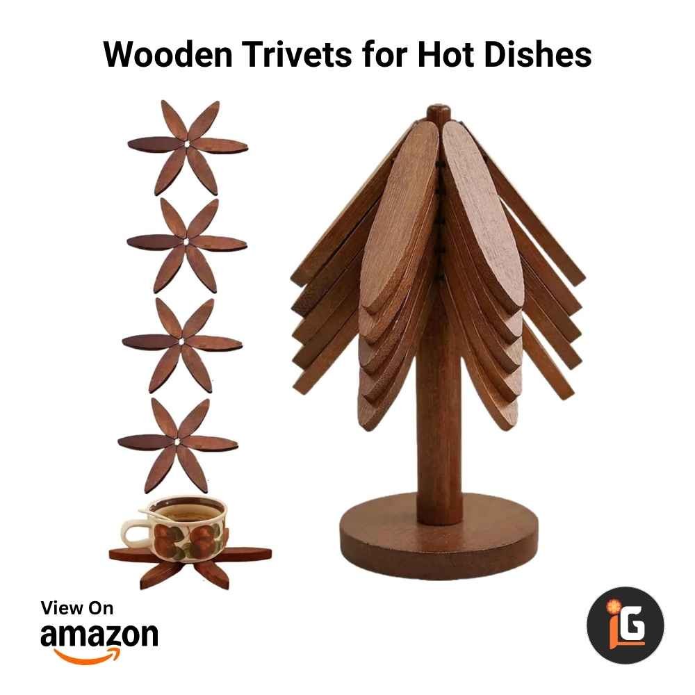 Wooden Trivets for Hot Dishes