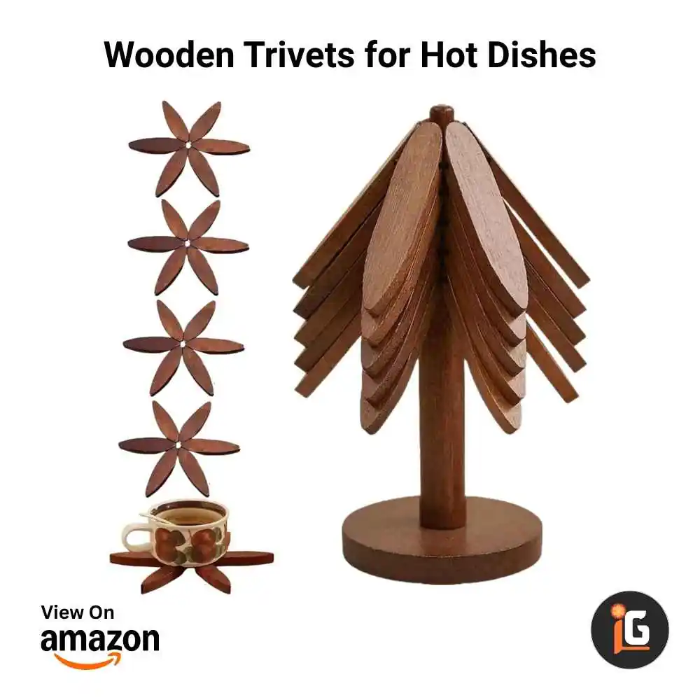 Wooden Trivets for Hot Dishes
